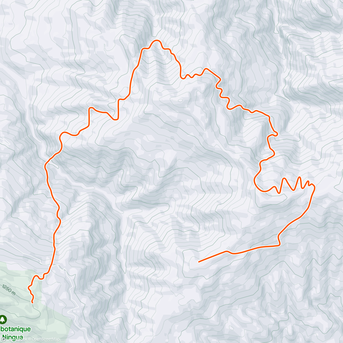Map of the activity, Zwift - c-c 4,1-2 in France