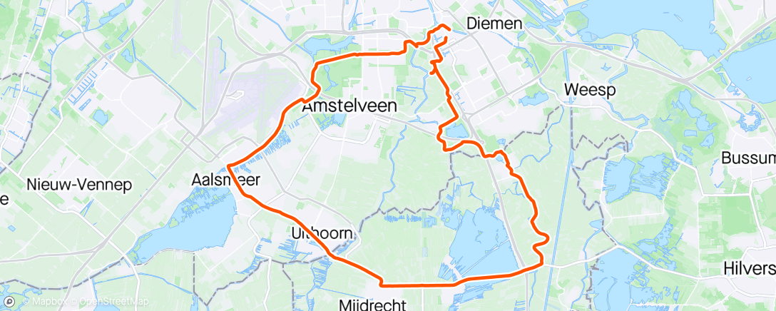 Map of the activity, JOIN office ride
