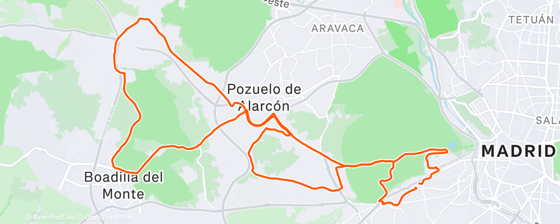 Map of the activity, Mañanabuena