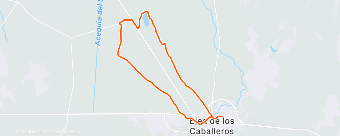 Map of the activity, Caminata de mañana