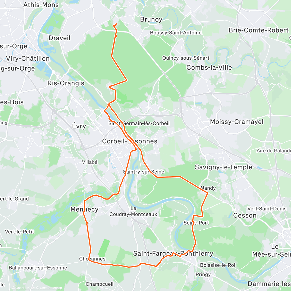 Map of the activity, A la fraîche (très fraîche 🖐️)