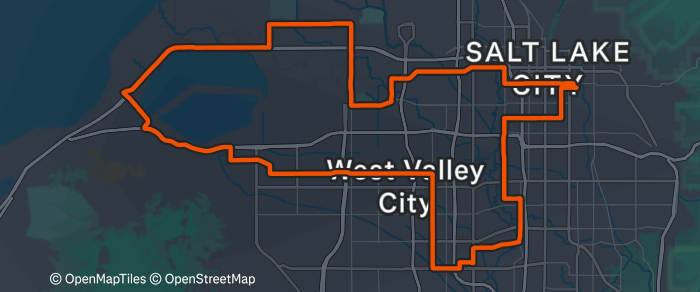 2025 RMCC Running Squid Saltair 53mi route