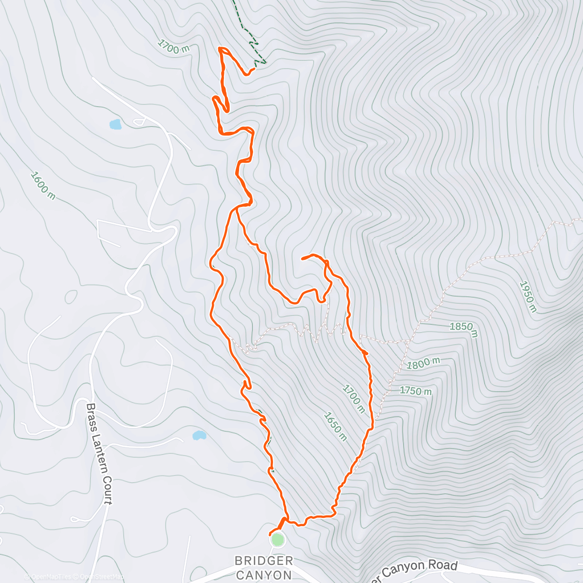 Kaart van de activiteit “Teaching baby girl the art of the power hike”