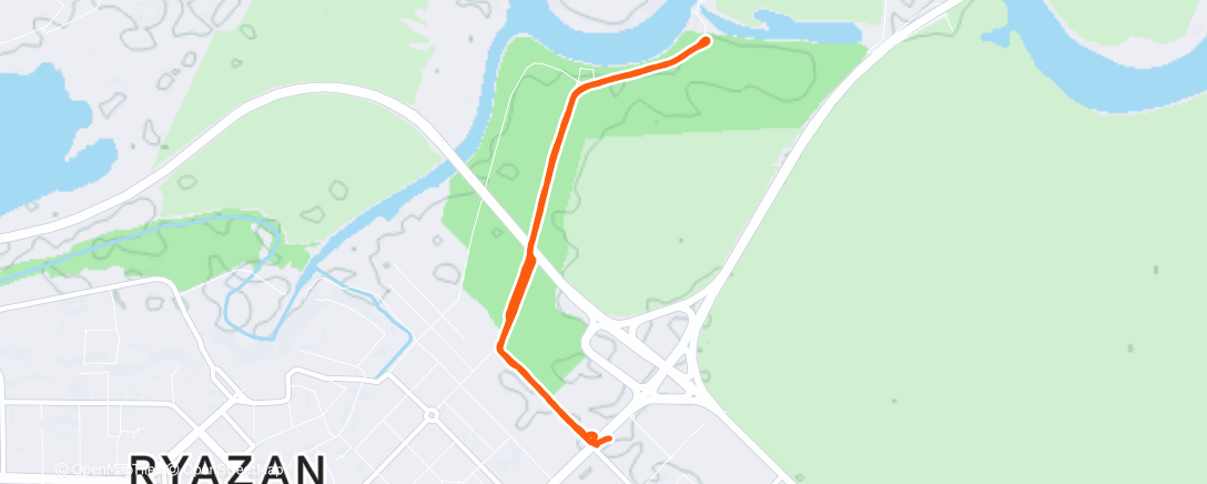 Map of the activity, Пробежка со Спортшоп62