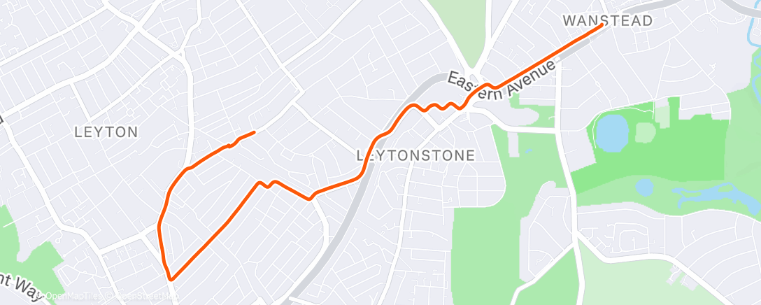 Карта физической активности (Morning Ride)