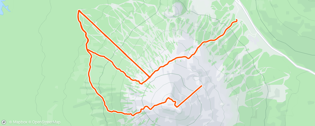 Map of the activity, Lunch Alpine Ski