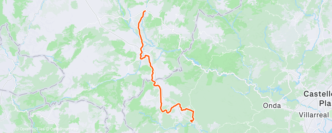 Map of the activity, Madrugando para bajarnos al buen tiempo de Alicante