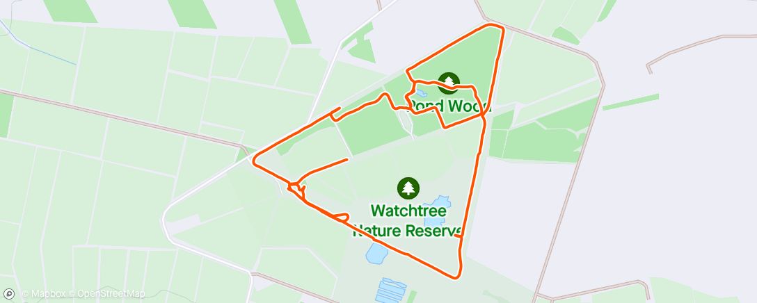Map of the activity, Watchtree Easter Trail