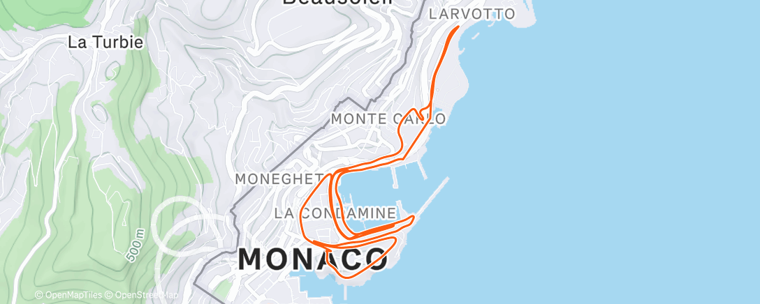 Map of the activity, Giru di natale 2025