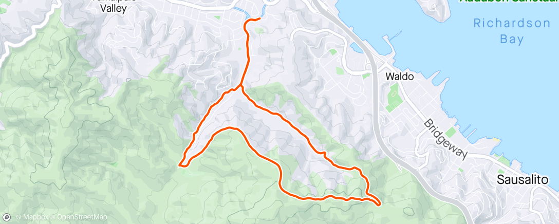 Map of the activity, Finally back to some hills