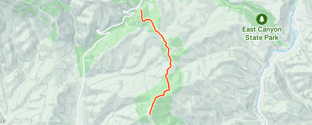 Map of the activity, Bald Mtn Gr western trail