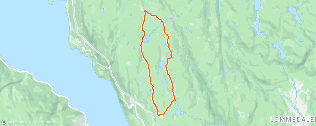 Map of the activity, Sollihøgda