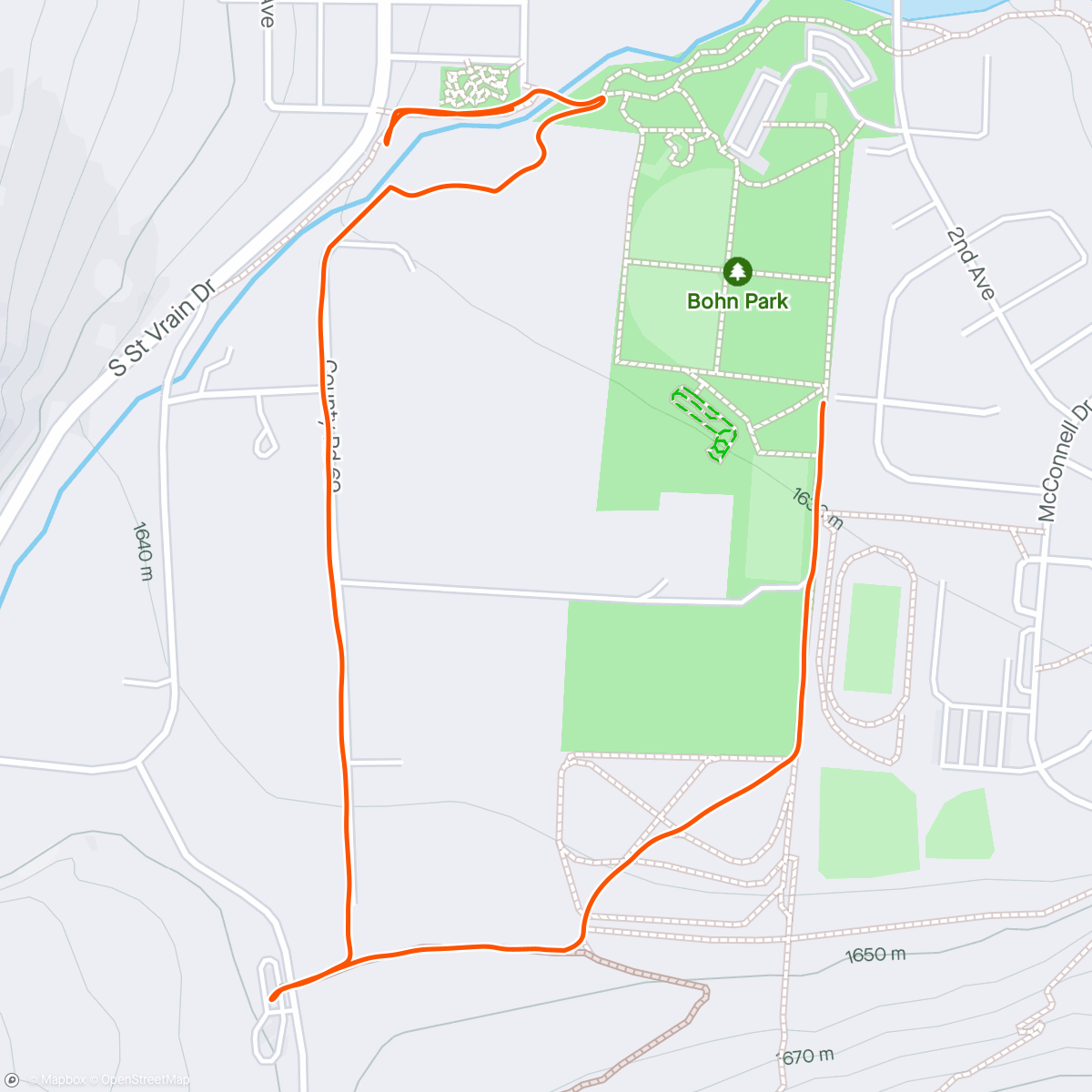 Map of the activity, Boulder Mountain Warriors!