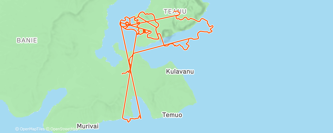Map of the activity, Zwift - Group Ride: Rapha Festive 500 with Coco @ 2.6 W/KG on Triple Flat Loops in Watopia