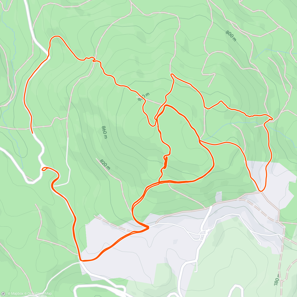 Mapa de la actividad (Sortie en VTT électrique dans l'après-midi)