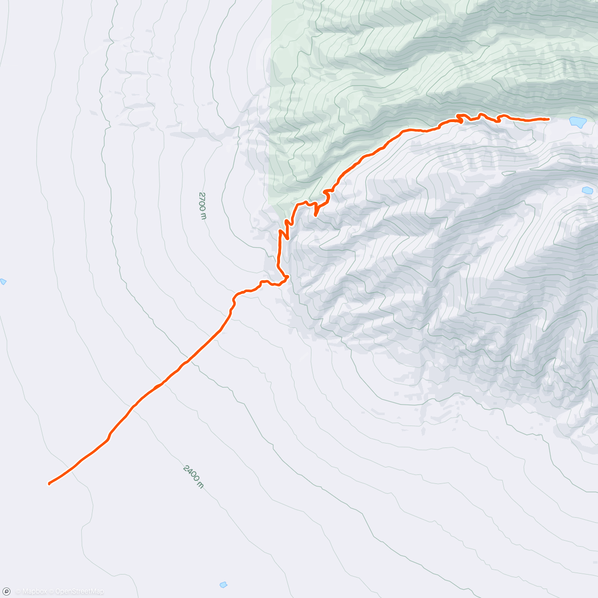 Map of the activity, Un morceau du Blanca Peak 🏔️☀️🤩