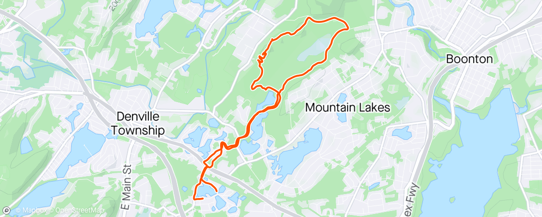 Map of the activity, Spring day ride