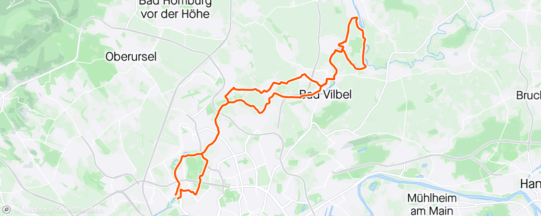 活动地图，FFM/RH - Bad Vilbel - Karben
