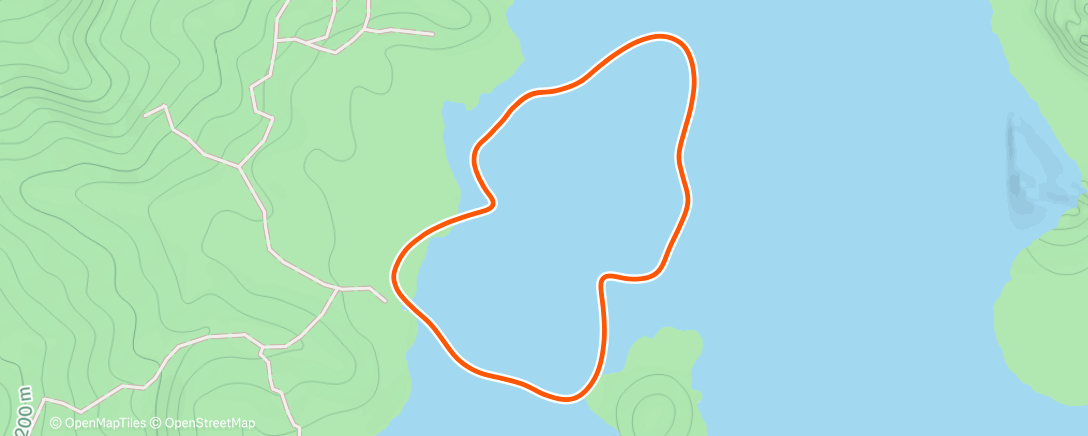 Mapa de la actividad (Zwift - The Classic in Watopia)