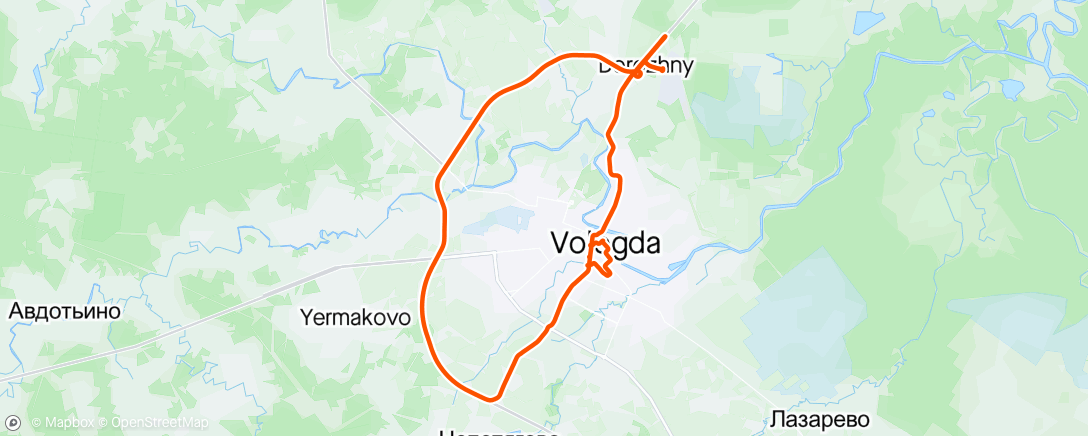 Map of the activity, По лайту