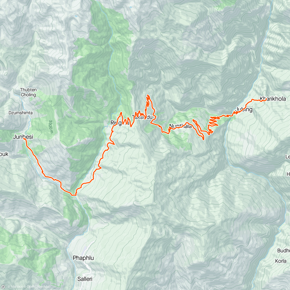 Map of the activity, Nepal Bike Trip - Day 17 - 2/2