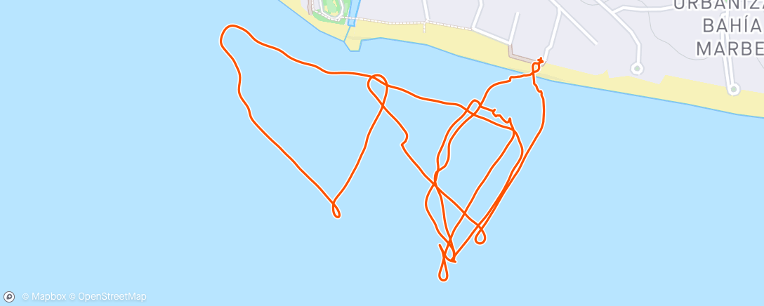 Map of the activity, Wing Los Monteros