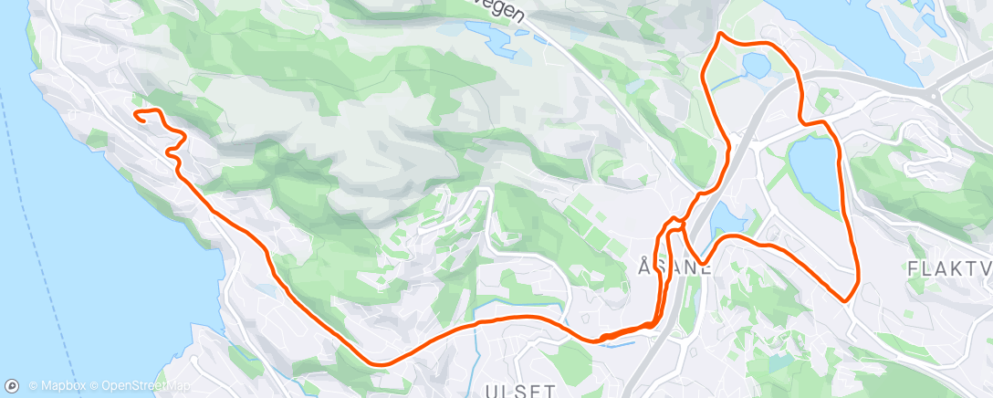 Map of the activity, Buss og løp