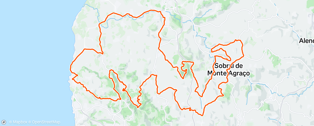 Map of the activity, GF Torres Vedras (32/9)