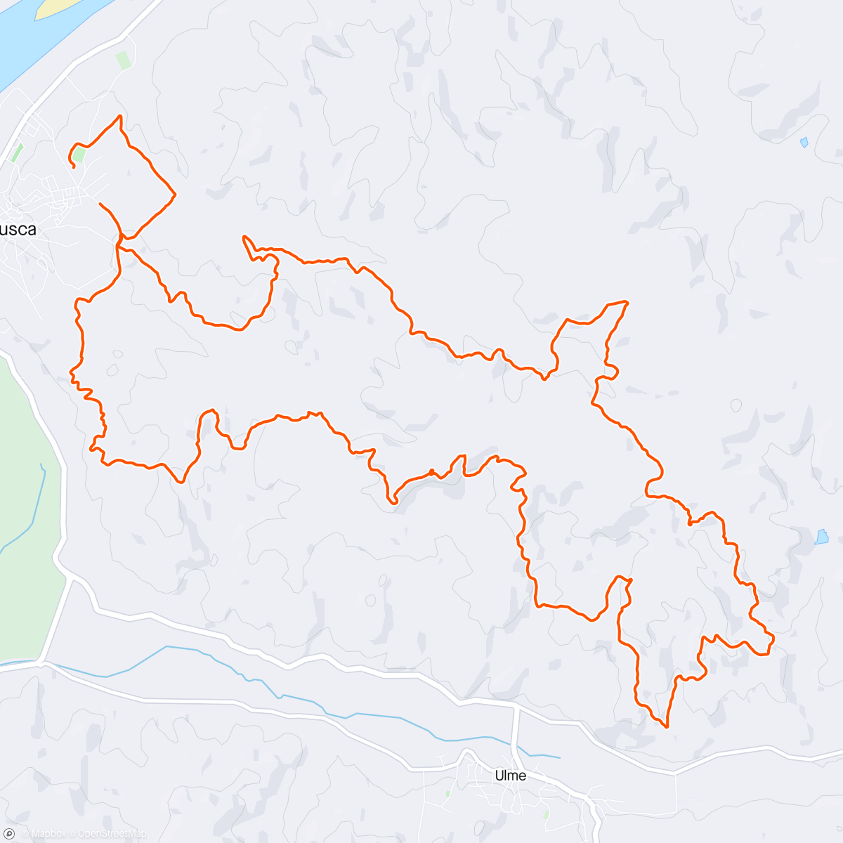 Map of the activity, III Trail Coração do Ribatejo