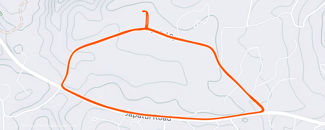 Map of the activity, Afternoon Ride