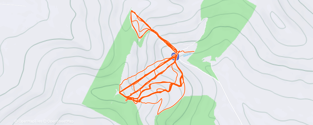Карта физической активности (Morning Alpine Ski)