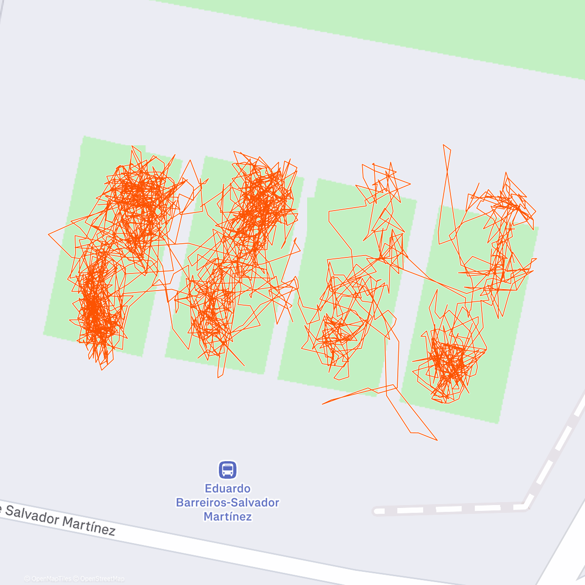 Карта физической активности (Pozo mañana Propadel)