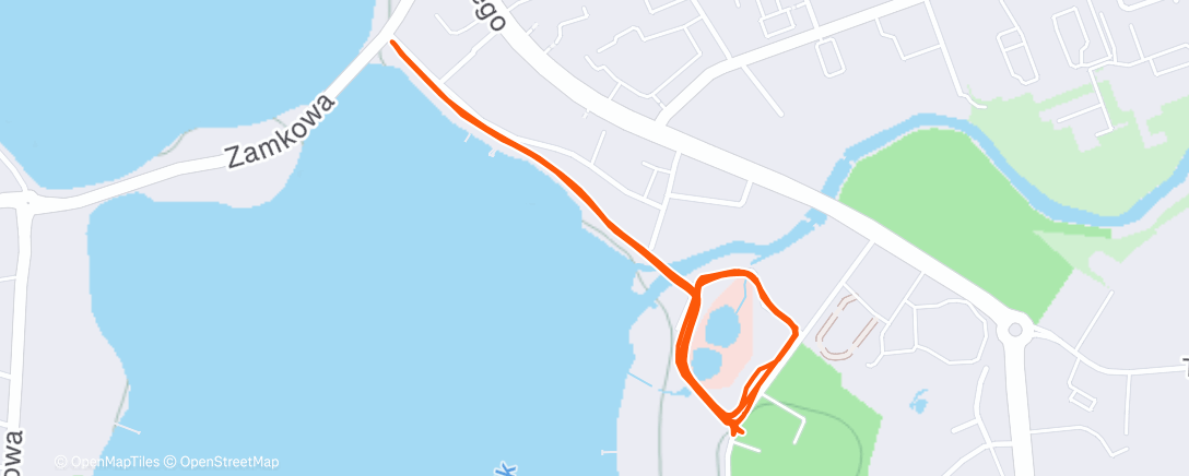 Map of the activity, Lunch Ride