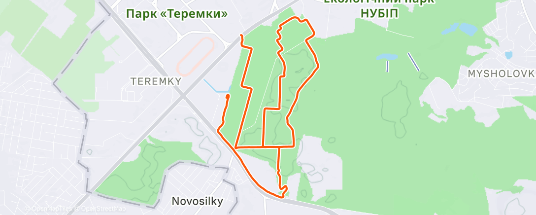 Map of the activity, Let it Snow