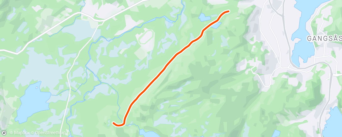 Map of the activity, Night Nordic Ski