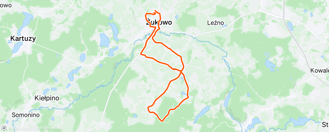 Map of the activity, Czekając na pociąg, który odjechał...