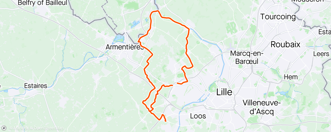 Map of the activity, Gravel Bike