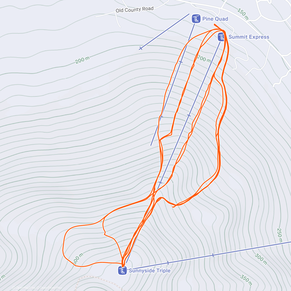 Map of the activity, A very Pleasant Christmas Eve