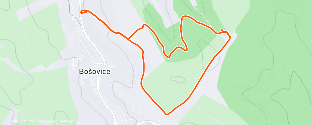 Карта физической активности (tradiční Bošovice)