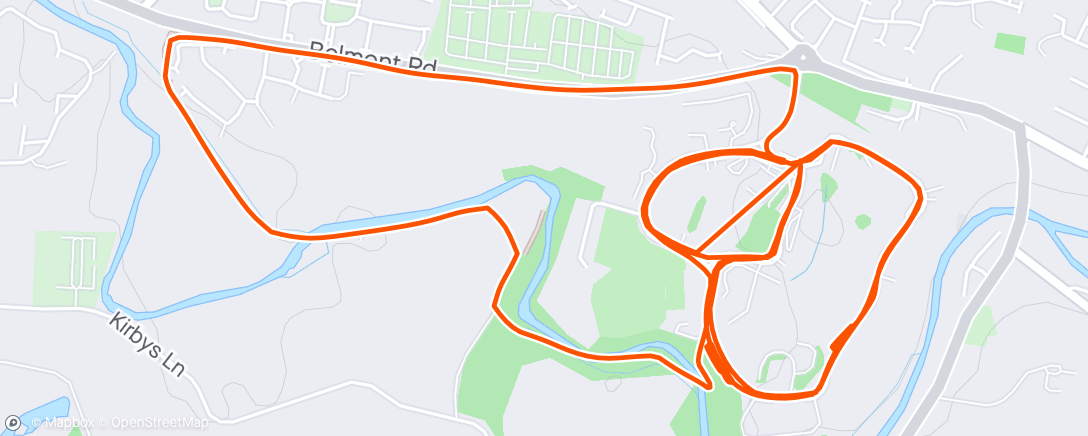 Map of the activity, Pace Sesh