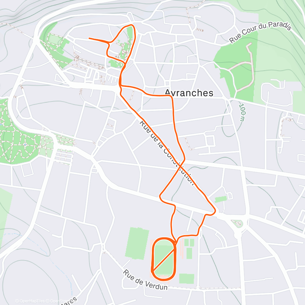 Карта тренировки