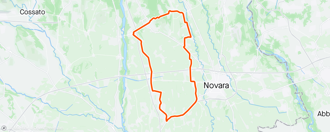 Map of the activity, Morning Ride