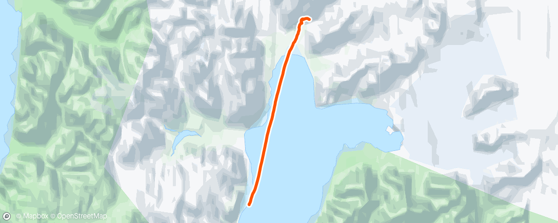Mapa da atividade, Afternoon Backcountry Ski