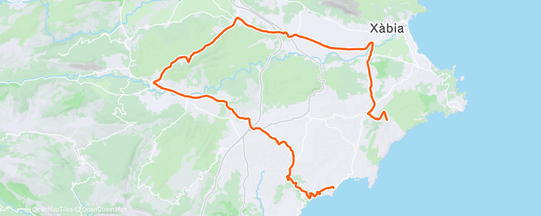 Mappa dell'attività Morning Ride