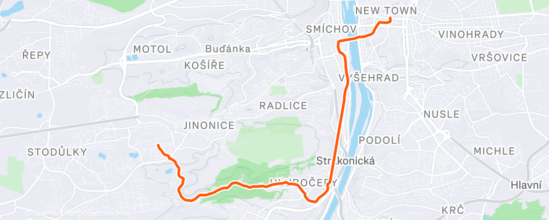 Карта физической активности (Afternoon Walk)