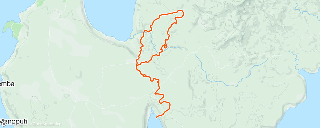 Mapa de la actividad (Zwift - Pacer Group Ride: Wandering Flats in Makuri Islands with Coco)