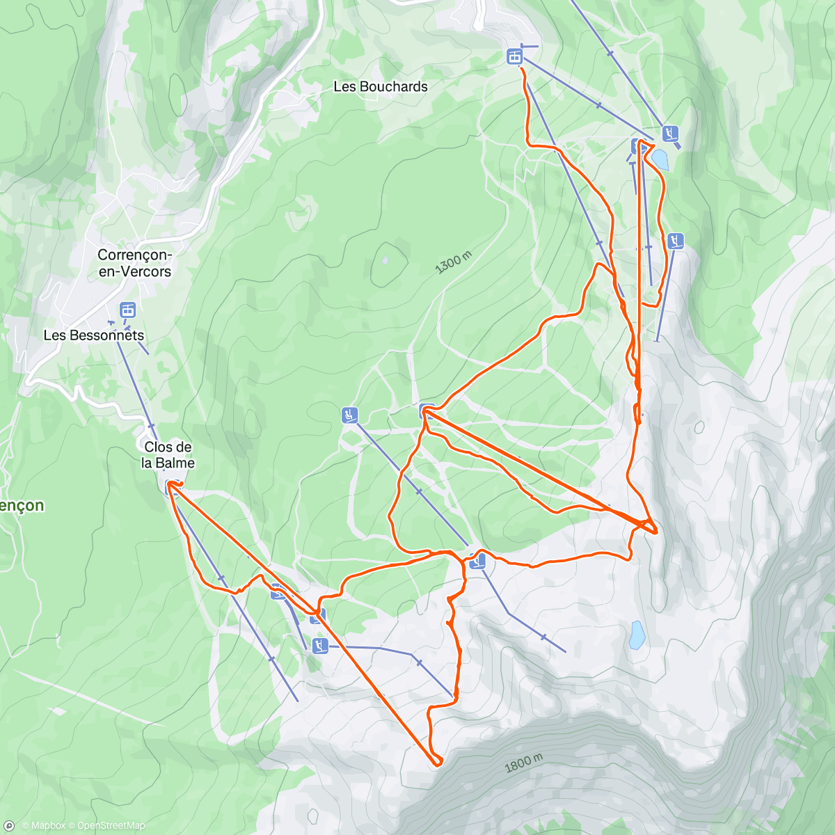 Map of the activity, Avec les copains