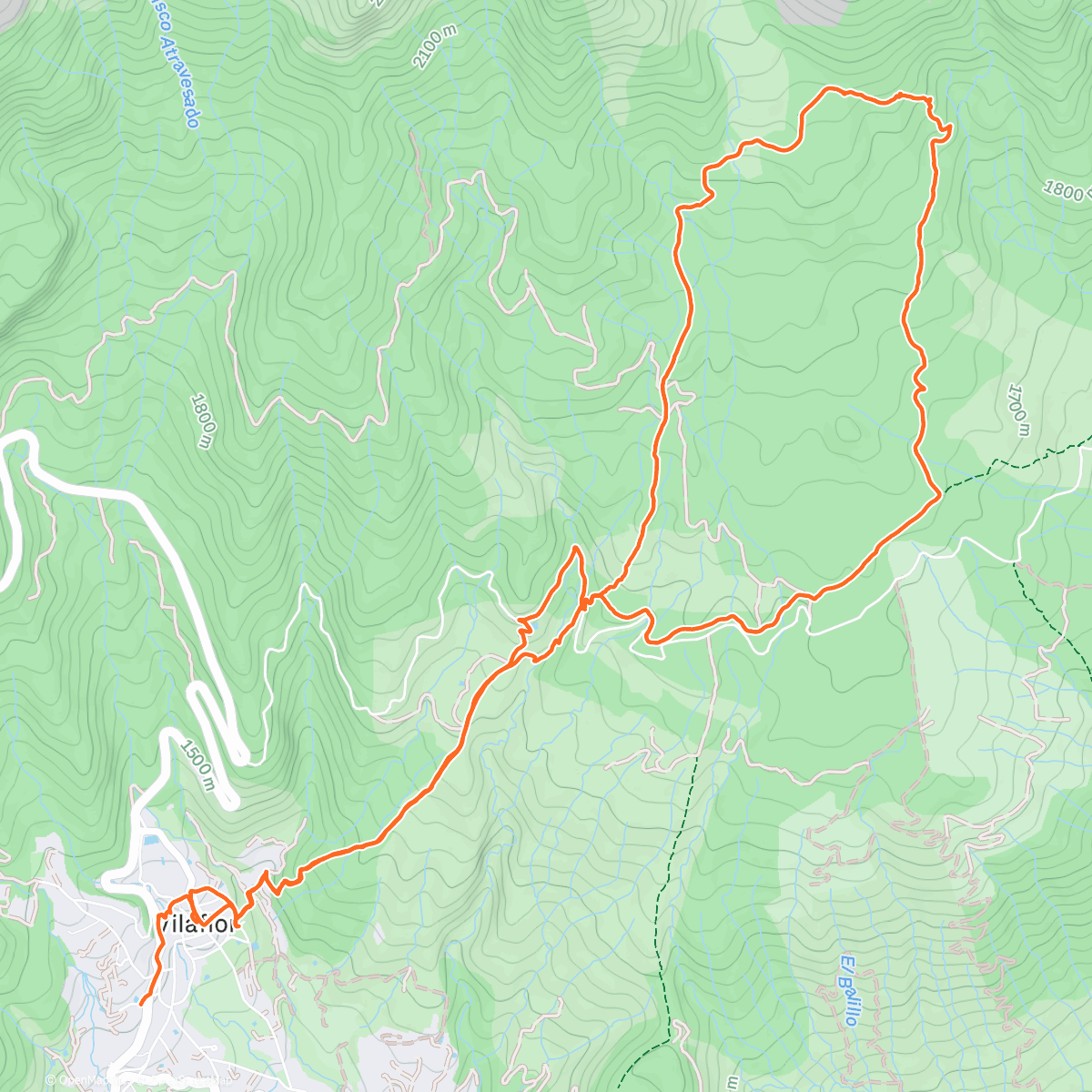 Map of the activity, Wandeling Vilaflor 🥾