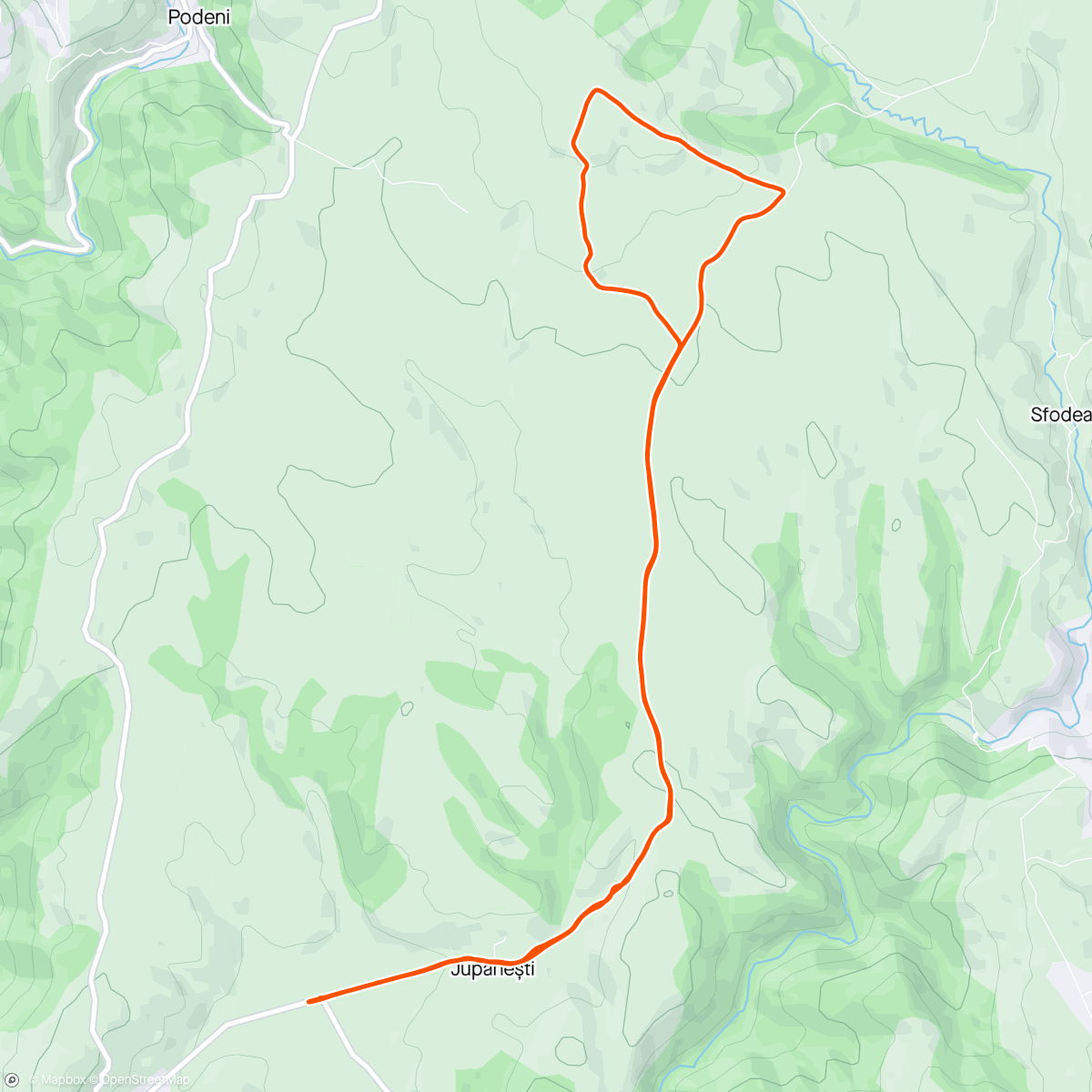 Карта физической активности (56/2024 (Cireșu-Via T(MH051-MH046)-Culmea Glămeiului-Cireșu))