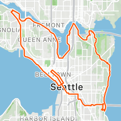 Seattle Ride, No bridges | 24.1 mi Cycling Route on Strava